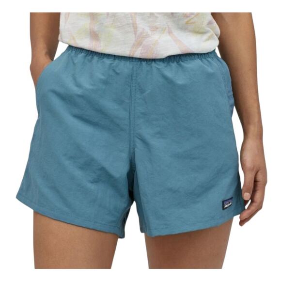 Patagonia Womens Blue Baggies Shorts With Side Slant Pockets Size XL - Picture 8 of 8